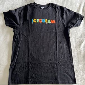 Men's X-Large IceCream Drip Logo T shirt used with bag